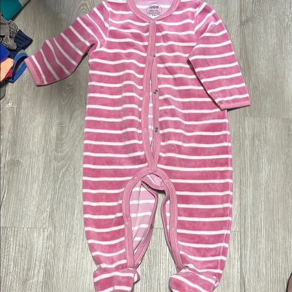 Pink Striped Kids One Piece - Picture 1 of 1